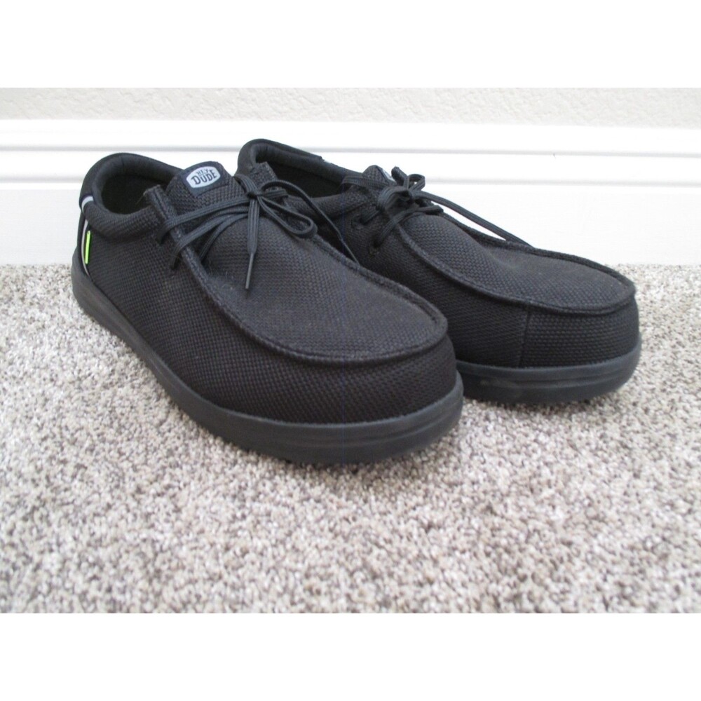 Hey Dude Steel Toe Mens Shoe 12 EE Casual Workwear construction sneaker